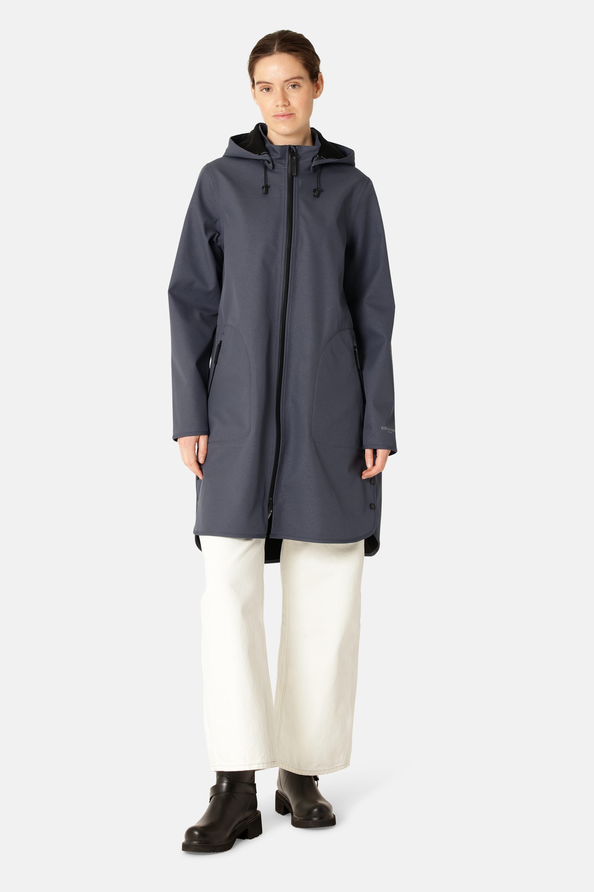 Softshell Raincoat A-line - Ombre Blue